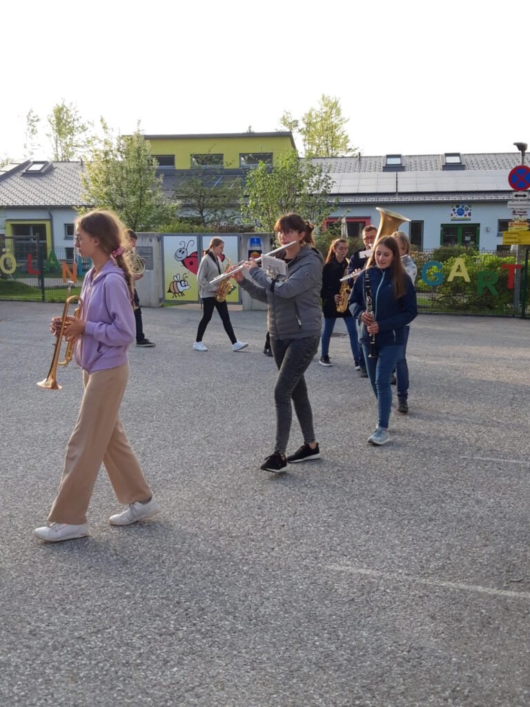 Probe “groß-klein“ in Bad Traunstein 13.5.2022
