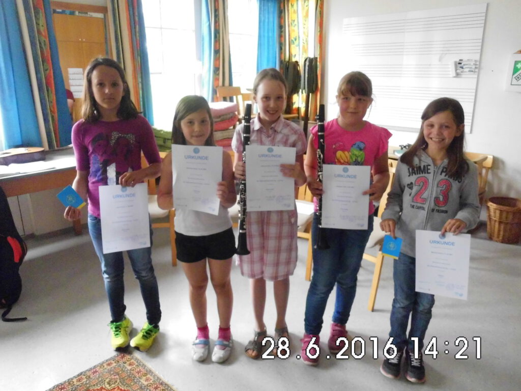 Juniorprüfungen 2016