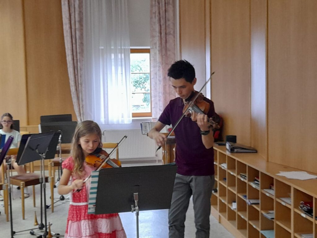 Klassenabend Klarinette, Steirische Harmonika und Geige 21.6.2022