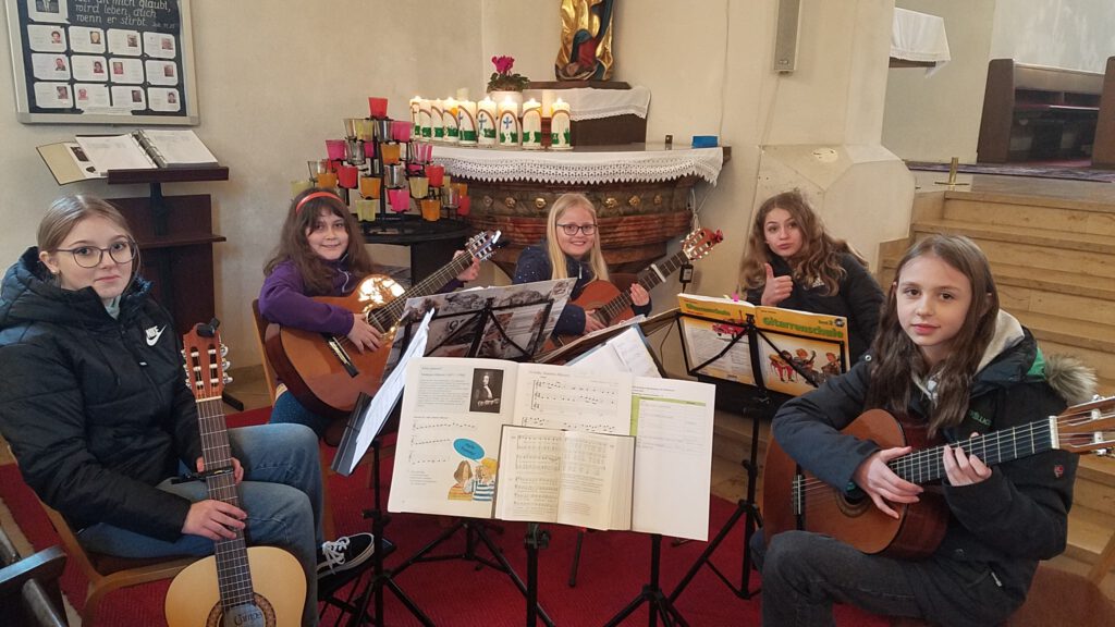 Gitarrenklänge am Gründonnerstag