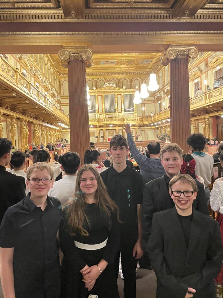 Musikschüler*innen spielten im Musikvereinssaal