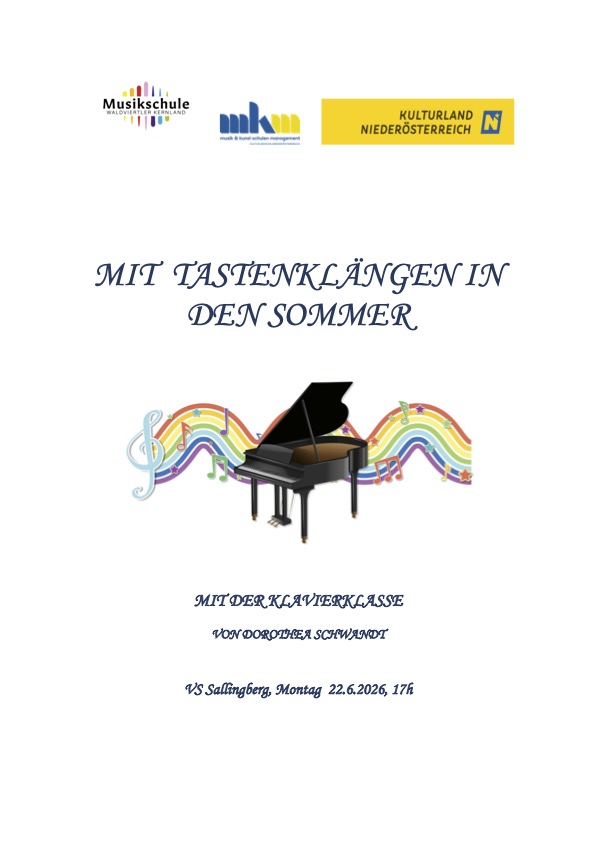 Mit Tastenklängen in den Sommer