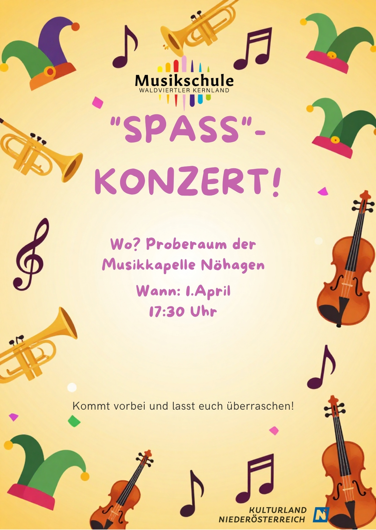 1. April - Konzert in Nöhagen